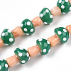 Handmade Lampwork Beads Strands LAMP-N024-09E-2