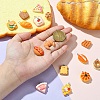 15Pcs 15 Styles Opaque Resin Pendants FIND-YW0005-78-4
