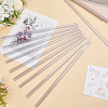 10 Sets PVC Poster Hanger Strip for Display AJEW-GF0012-37-2