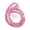 Imitation Jade Glass Beads Strands GLAA-P058-03A-04-2