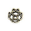 Tibetan Style Alloy 4-Petal Bead Caps TIBE-0561-AS-FF-2