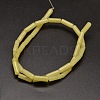 Natural Lemon Jade Column Beads Strands X-G-F247-10-2
