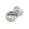 304 Stainless Steel Beads STAS-D394-02G-P-2