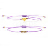 2Pcs 2 Styles Bohemian Brass Beads Braided Bead Bracelets BT1454-10-1