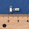 925 Sterling Silver Cord Ends STER-P055-02A-S-3