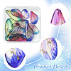 4 Sets Epoxy Resin Pendants RESI-CJ0005-18-3