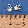 Ion Plating(IP) 304 Stainless Steel Charms Rhinestone Claw Settings STAS-U025-02A-S-3