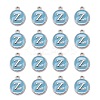 Platinum Plated Alloy Enamel Charms ENAM-S118-04Z-P-2