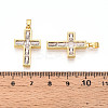 Brass Micro Pave Cubic Zirconia Pendants KK-N257-32G-3