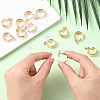 12Pcs Brass Clip-on Earring Findings KK-BBC0019-57-5