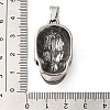 304 Stainless Steel Pendants LS-STAS-Z045-03A-AS-3