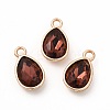 Faceted Glass Rhinestone Pendants GLAA-I051-A11-2