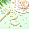 Natural Unfinished Wood Beads WOOD-SP0001-62B-5