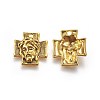 Tibetan Style Alloy Cross with Jesus Alloy Pendants for Easter Jewelry LS-GLF10674Y-1