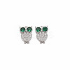 Brass Micro Pave Cubic Zirconia Charms KK-S364-254-1