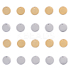 20Pcs 2 Colors 304 Stainless Steel Stamping Blank Tag Charms STAS-CJ0001-155-1