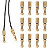 12Pcs Alloy Cord Ends FIND-CA0009-70AB-1