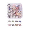 Silver Color Plated Alloy Rhinestone European Beads CPDL-X0001-02-1