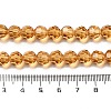 Transparent Glass Beads EGLA-A035-T8mm-D17-5