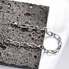 Tarnish Resistant Fashionable 304 Stainless Steel Engraved Vine Mother-son Chain Bracelets STAS-A028-B101P-3