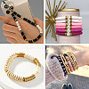3 Strands 3 Styles Electroplate Non-magnetic Synthetic Hematite Beads Strands G-CW0001-09-8
