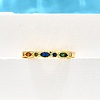 Adjustable Brass Micro Pave Cubic Zirconia Finger Rings for Women RJEW-H247-15G-3