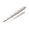 Brass Micro Pave Cubic Zirconia Pendants KK-B127-11P-2
