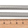 8MM 304 Stainless Steel Flat Snake Chain Necklaces NJEW-P338-09P-5