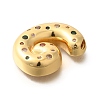 Brass Cubic Zirconia Pendants KK-M295-13G-G-2