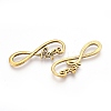 Tibetan Style Alloy Infinity with Hope Links connectors LS-TIBE-S230-AG-FF-1
