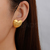 Stylish 304 Stainless Steel Heart Stud Earrings TR6731-1