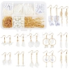 DIY Acrylic & Crackle Dangle Earring Making Kits DIY-SC0016-55-1