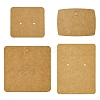 40Pcs 4 Styles Paper Jewelry Display Cards Sets CDIS-FS0001-01-3