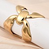 304 Stainless Steel Open Cuff Bangles for Women BJEW-K264-03G-1