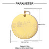 304 Stainless Steel Pendants STAS-OY010-68G-2