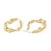 Rack Plating Brass Hoop Earrings for Women EJEW-Z019-09G-2