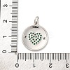 Brass Micro Pave Cubic Zirconia Pendants KK-U033-11P-03-3