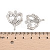Brass Micro Pave Cubic Zirconia Pendants KK-L223-019P-3