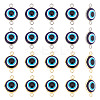 ARRICRAFT 20Pcs 2 Styles Evil Eye Resin Connector Charms FIND-AR0003-29-1