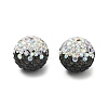 Gradient Color Design Polymer Clay Rhinestone Beads CLAY-NH0001-03B-1