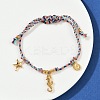 304 Stainless Steel Charms Bracelets BJEW-C114-13G-2