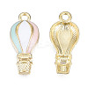 Alloy Enamel Pendants ENAM-N055-010B-NR-3