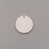 Opaque Embossed Printed Acrylic Pendants MACR-CJC0003-01-2