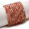 Natural Red Agate Beads Strands G-L653-B01-3mm-2