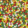 4 Colors 11/0 Christmas TOHO Round Seed Beads SEED-X0058-28-2