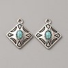 Tibetan Style Alloy Pendants TIBEP-CJC0002-11A-2