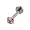 304 Stainless Steel Threaded Flatback Earrings LS-EJEW-NH0001-01B-01-1