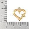 Ion Plating(IP) 304 Stainless Steel Pendants STAS-U019-08G-3