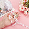 1 Roll Polyester Flower Lace Trims OCOR-HY0001-08A-3