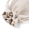 Cotton Cloth Packing Pouches Drawstring Bags ABAG-R011-15X20-01-2